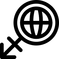 Romance Pride Lesbian Lgbt Network Icon from Ultimate Regular Set