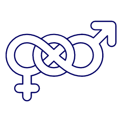 Pride Bisexual Symbol 1 Illustration from UX Line Set