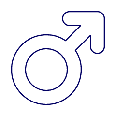 Pride Male Symbol Illustration from UX Line Set