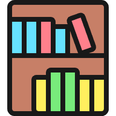 Library Icon from Ultimate Colors Set