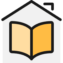 Read Home Icon from Ultimate Colors Set