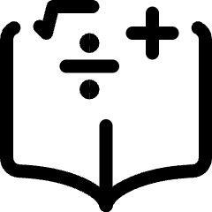 Read Maths Icon from Ultimate Regular Set