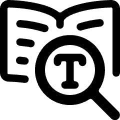 Read Search Alternate Icon from Ultimate Bold Set