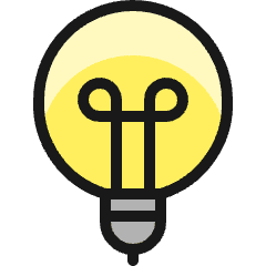 Light Bulb 1 Icon from Ultimate Colors Set