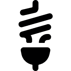 Light Bulb Eco Icon from Ultimate Bold Set