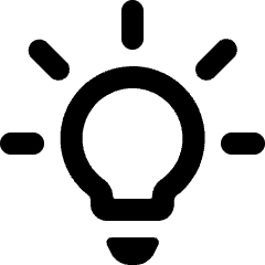 Light Bulb Shine Alternate Icon from Ultimate Bold Set