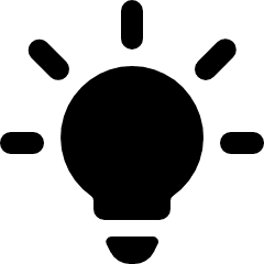 Light Bulb Shine Icon from Ultimate Bold Set