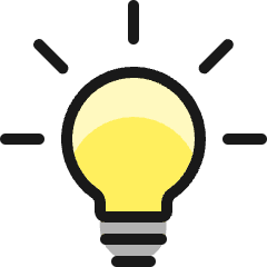 Light Bulb Shine Icon from Ultimate Colors Set