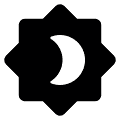 Light Mode Bright Dark 1 Icon from Ultimate Bold Set