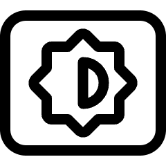 Light Mode Bright Dark 2 Icon from Ultimate Regular Set