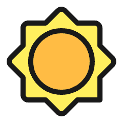 Light Mode Brightness Icon from Ultimate Colors Set