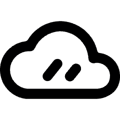 Light Mode Cloudy Alternate Icon from Ultimate Bold Set