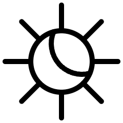 Light Mode Dark Light Icon from Ultimate Light Set