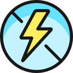 Light Mode Flash Off Icon from Ultimate Colors Set