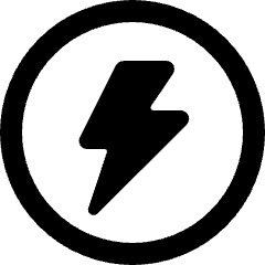Light Mode Flash On Icon from Ultimate Bold Set