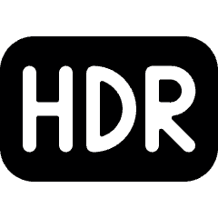 Light Mode Hdr Icon from Ultimate Bold Set