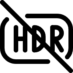 Light Mode Hdr Off Icon from Ultimate Regular Set