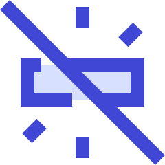 Light Fluorescent Ambient Off Disable Icon from Sharp Duo Set
