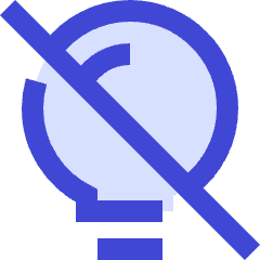 Light Off Icon from Sharp Duo Set