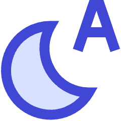 Night Bedtime Mode Auto Icon from Sharp Duo Set