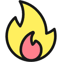Matches Fire Icon from Ultimate Colors Set