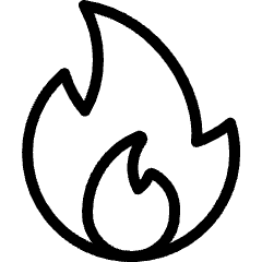 Matches Fire Icon from Ultimate Light Set