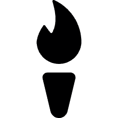 Torch Icon from Ultimate Bold Set