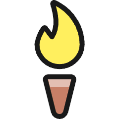 Torch Icon from Ultimate Colors Set