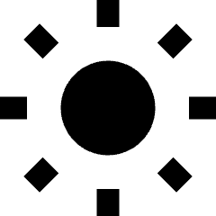 Brightness 1 Icon from Sharp Remix Set