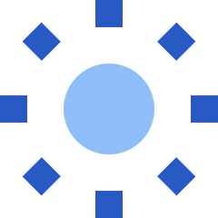 Brightness 1 Icon from Sharp Flat Set