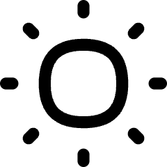 Brightness 1 Icon from Flex Line Set