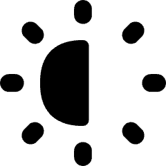Brightness 2 Icon from Flex Solid Set