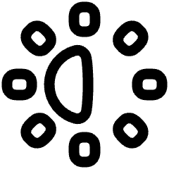 Brightness 2 Icon from Plump Line Set