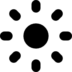 Brightness 2 Icon from Micro Solid Set