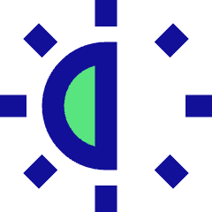 Brightness 2 Icon from Sharp Pop Set