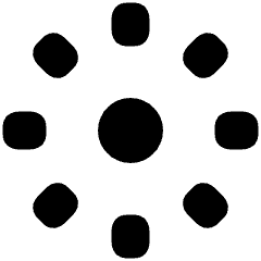 Brightness 3 Icon from Plump Solid Set