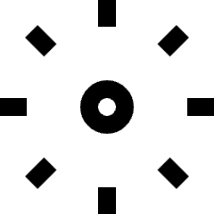 Brightness 3 Icon from Sharp Line Set