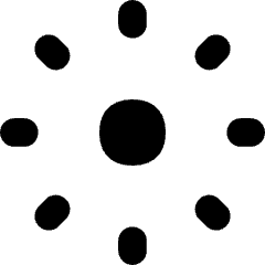 Brightness 3 Icon from Flex Solid Set