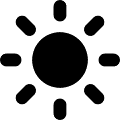 Brightness 4 Icon from Core Solid Set