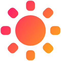 Brightness 4 Icon from Plump Gradient Set