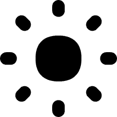 Brightness 4 Icon from Flex Solid Set