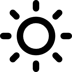 Brightness 4 Icon from Core Remix Set