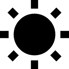 Brightness 4 Icon from Sharp Remix Set