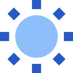 Brightness 4 Icon from Sharp Flat Set