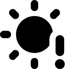 Brightness Alert Icon from Core Solid Set