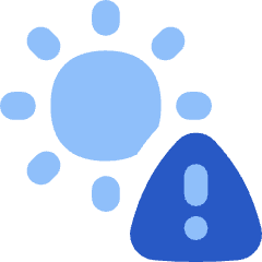 Brightness Alert Icon from Flex Flat Set