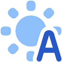 Brightness Auto Icon from Plump Flat Set