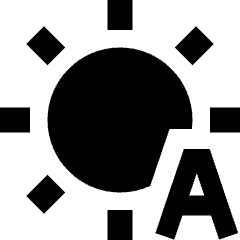 Brightness Auto Icon from Sharp Remix Set