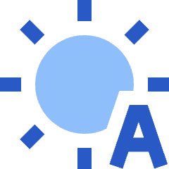 Brightness Auto Icon from Sharp Flat Set