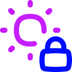 Brightness Lock Icon from Flex Neon Set